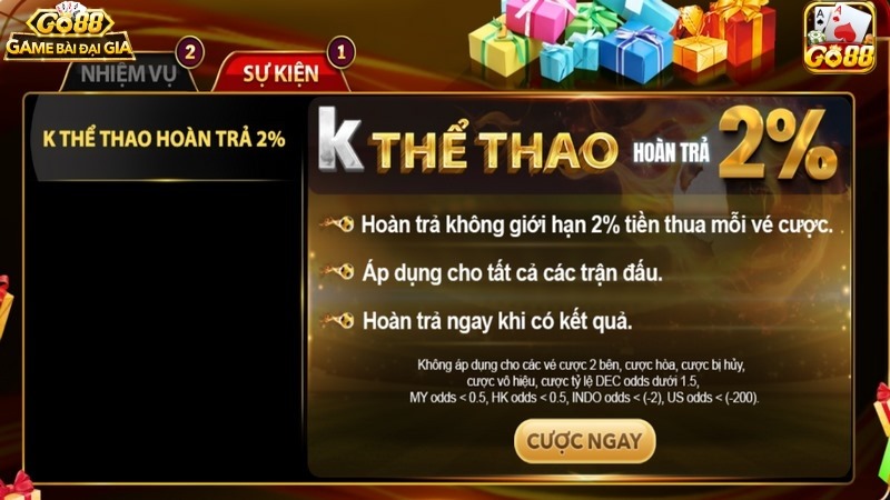 Nhận ưu đãi liền tay khi trở thành hội viên chính thức của GO88