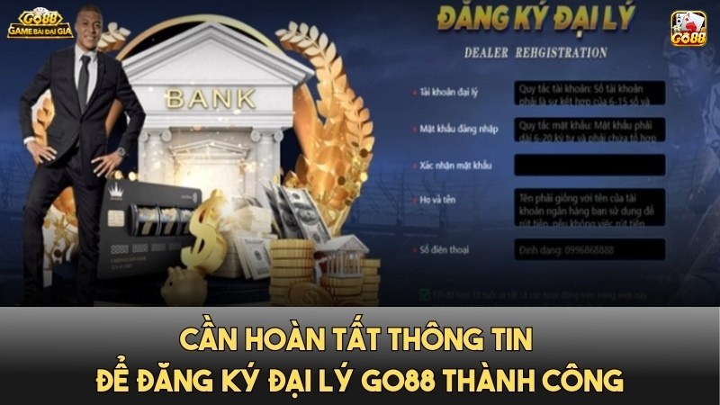 Mọi người cần hoàn tất thông tin để đăng ký đại lý